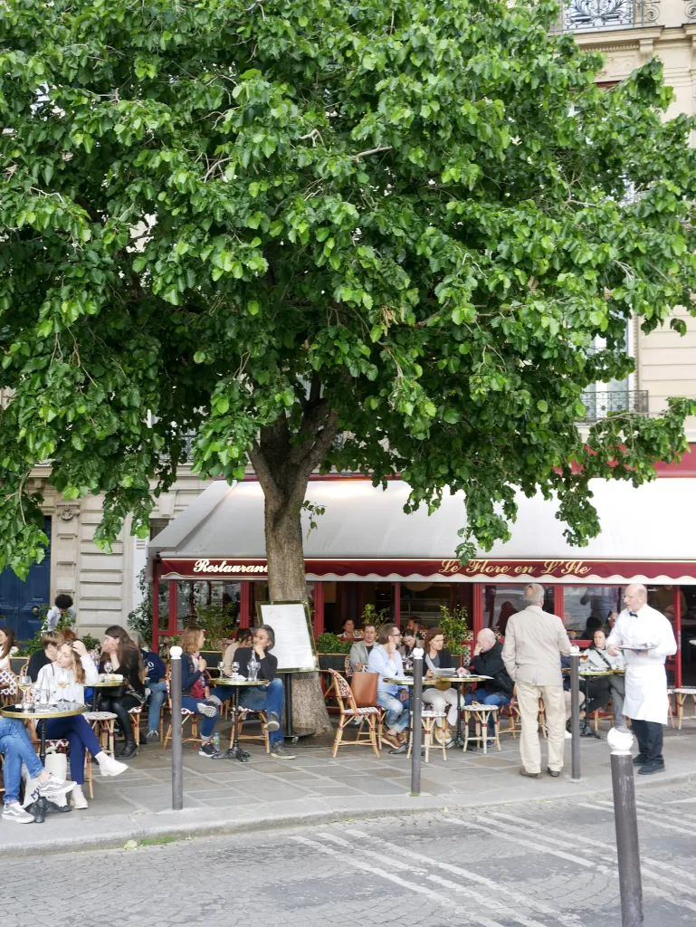 Le Flore en l'Île Restaurant, Île Saint Louis, Paris