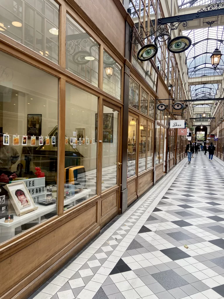 Passage du Grand Cerf, Montorgueil, Paris. Discover the area and other Paris gems at parisiansundays.com